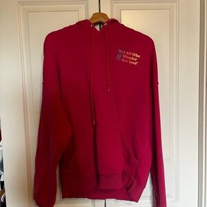 Pink Converse hoodie